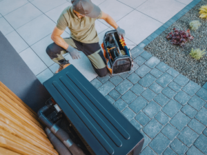 HVAC making sure heat pump meets electrical requirements